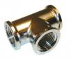 Tee � forkromet messing Tee - muffe-muffe-muffe