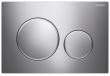 Geberit Sigma 20 Round betjeningsplade - Krom/matkrom