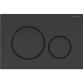 Geberit Sigma 20 Round betjeningplade Sort/Mat sort