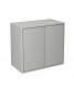 Gustavsberg Graphic v�gskab - Stor dybde - Gr� mat