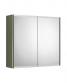 Gustavsberg Graphic 60 spejlskab - Gr�n mat