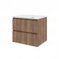 Sanibell Proline 60 m�bels�t m/lameller og 2 skuffer - Terra eg