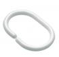 Hefe Ringe til forh�ng, C-formet - hvid - 12 stk.