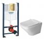 Duravit Durastyle Rimless toiletpakke inkl. sde m/softslose, cisterne og messing betjening