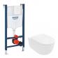 Lavabo Futura rimless toiletpakke inkl. sde m/SoftClose, cisterne og betjening i hvid