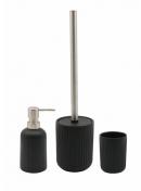 Nortiq tilbehørssæt til bad - Mat sort Nortiq tilbehørssæt til bad - Mat sort