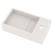 Ideavit Solidcube 40 hndvask t/vg - Vendbar - Uden overlb - 1 hanehul