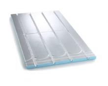 Nordic gulvvarmeplade m/ vendespor og alu t/ 12 mm rør - højde 16 mm Nordic gulvvarmeplade m/ vendespor og alu t/ 12 mm rør - højde 16 mm