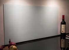 Firkantet stænkplade til køkken - 80 x 40 cm - Hvid glas Firkantet stænkplade til køkken - 80 x 40 cm - Hvid glas