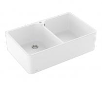 Villeroy & Boch Farmhouse 80 X dobbelt kkkenvask i keramik - CeramicPlus