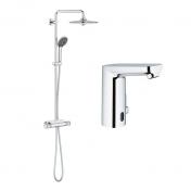 Grohe Eurosmart Cosmopolitan E & Vitalio Joy 260 pakke til badevrelset