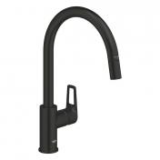 Grohe StartLoop k�kkenarmatur m/udtr�k - Mat sort