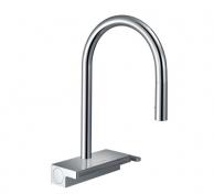 hansgrohe Aquno Select M81 kkkenarmatur U-tud m/udtrk og brus - Krom