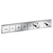 hansgrohe RainSelect termostatarmatur til indbygning - 4 udtag - Krom