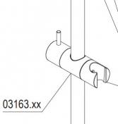 Damixa kit glider til 21 mm rr - Mat sort