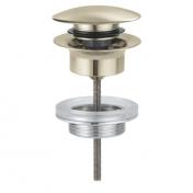 Outlet - Grohe push-open bundventil 1 1/4 - B�rstet nikkel