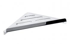 Outlet - Kriss hjrnehylde til bad - Poleret rustfrit stl