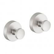 Damixa Zen hndkldekrog m/roset 2 stk. - Steel