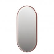 Sanibell Ink SP28 ovalt spejl m/lys, varme og sensor 50 x 100 cm - Børstet kobber