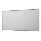 Sanibell Ink SP32 firkantet spejl m/backlight, varme og sensor 160 x 80 cm - Børstet gunmetal