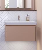 Dansani Luna Classic 60 mbelst m/Larghetto vask og integreret greb - Valgfri farve