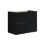 Dansani Luna Classic 80 vaskeskab m/skuffer og lameller - Eg noir