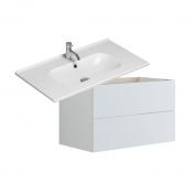 Dansani Luna Urban 80 mbelst m/Kantate vask og skuffer - Hvid mat