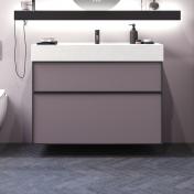 Dansani Luna Urban 100 mbelst m/Azym vask og skuffer - Hj - Valgfri farve/sort ramme