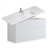 Dansani Luna Urban 120 mbelst m/Minore vask og skuffer - Hj - Hvid mat