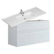 Dansani Luna Urban mbelst m/Kantate vask og integrerede greb - Hj - Hvid mat