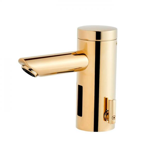 Cassøe Conti+ Lino L10 berøringsfrit håndvaskarmatur m/batteri - Blank messing