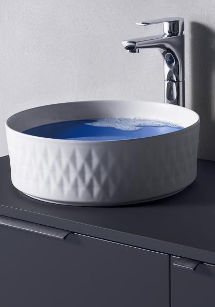 Hafa Circle Facett Ø36 fritstående bowlevask - Uden overløb - Mat hvid Hafa Circle Facett Ø36 fritstående bowlevask - Uden overløb - Mat hvid