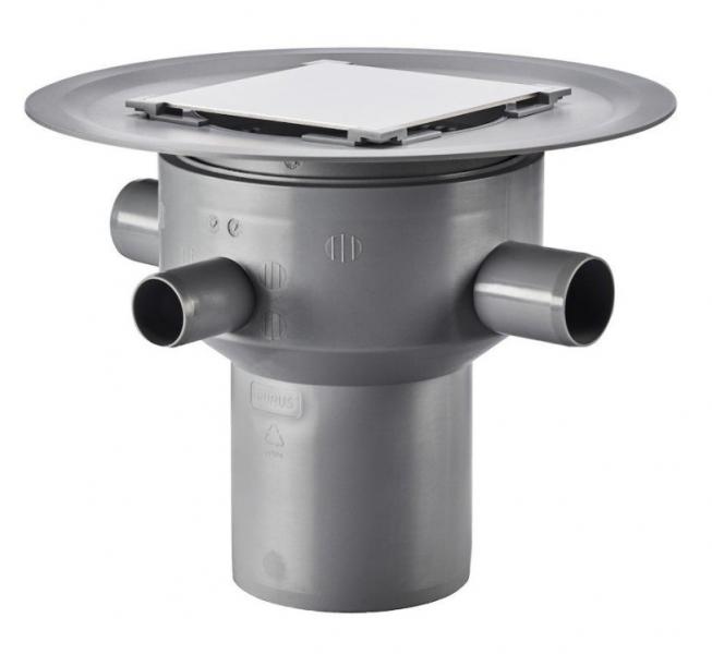 Purus multiflex Ø110 mm lodret t/ flise Purus multiflex Ø110 mm lodret t/ flise