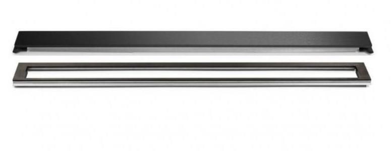 Unidrain afløb 300 mm/10 mm ramme - Børstet sort Unidrain afløb 300 mm/10 mm ramme - Børstet sort