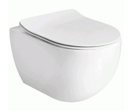 Lavabo Glomp rimless væghængt toilet - Hvid Lavabo Glomp rimless væghængt toilet - Hvid