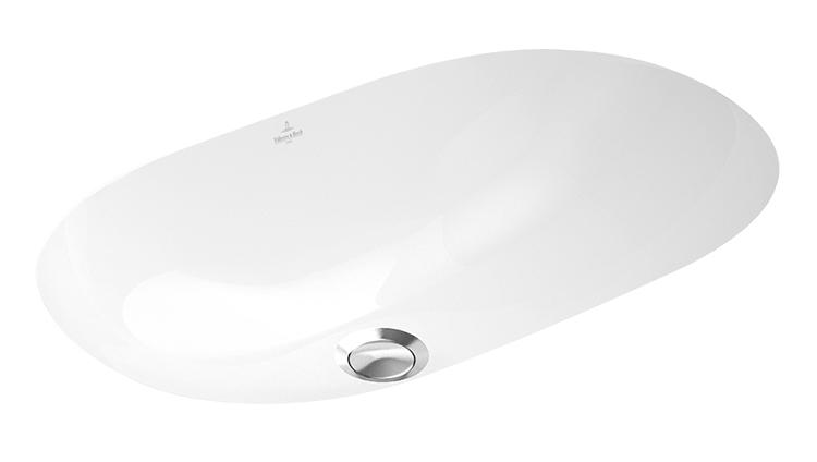 V&B O.novo 53 håndvask t/underlimning - Med overløb V&B O.novo 53 håndvask t/underlimning - Med overløb