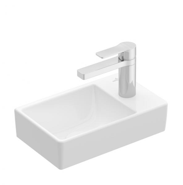 V&B Avento 36 Kompakt håndvask - Venstre - Uden overløb V&B Avento 36 Kompakt håndvask - Venstre - Uden overløb