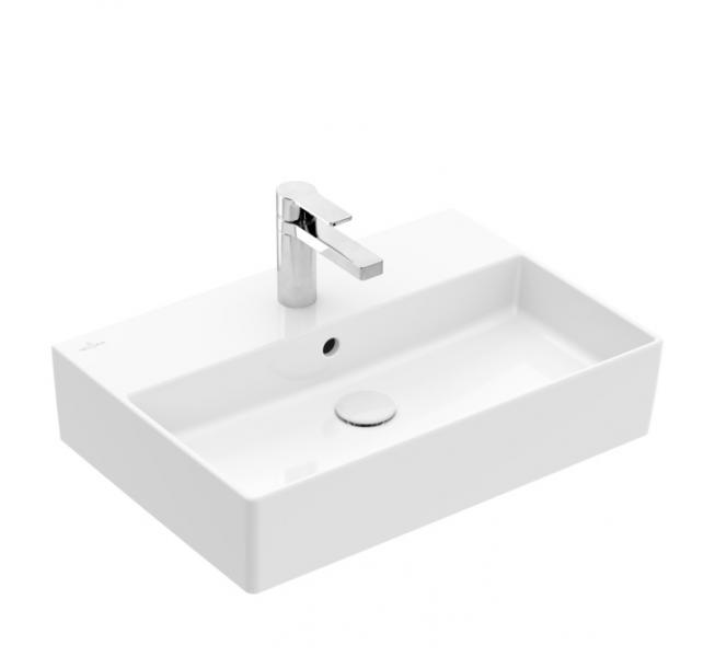 V&B Memento 2.0 60 håndvask t/væg - 1/3 hanehuller V&B Memento 2.0 60 håndvask t/væg - 1/3 hanehuller