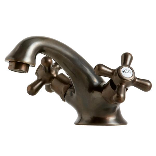 Lavabo Retro 2-grebs håndvaskarmatur - Bruneret messing