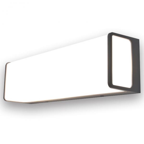 Lutec Architectural Doblo udendørslampe til væg 35 x 10 cm