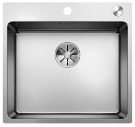 Blanco Andano 500-IF/A MXI køkkenvask m/PushControl afløbsbetjening - Rustfrit stål Blanco Andano 500-IF/A MXI køkkenvask m/PushControl afløbsbetjening - Rustfrit stål