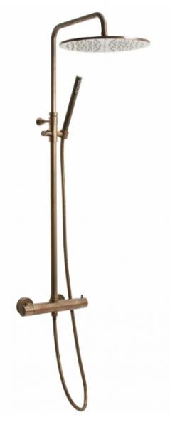 Lavabo Argo komplet brusesæt - Bruneret massiv messing Lavabo Argo komplet brusesæt - Bruneret massiv messing