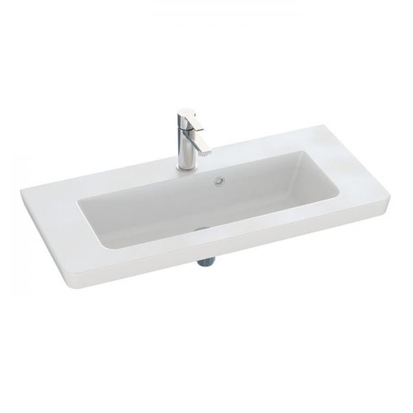 Dansani Mini Larghetto 82 håndvask t/møbel - 1 hanehul Dansani Mini Larghetto 82 håndvask t/møbel - 1 hanehul