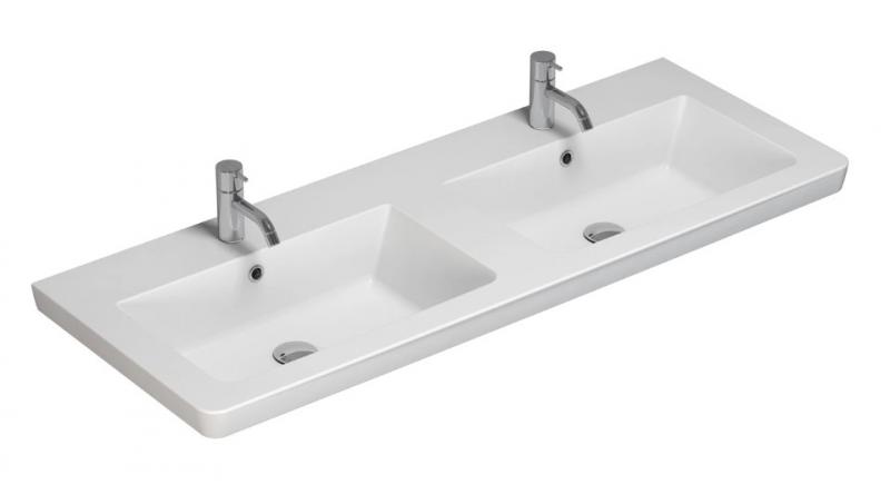 Dansani Larghetto 120 dobbelt møbelvask - 2 hanehuller Dansani Larghetto 120 dobbelt møbelvask - 2 hanehuller