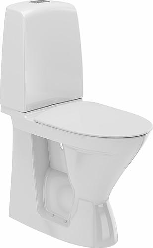 Ifö Spira gulvtoilet 6261 m/Rimfree og Ifö Clean - Høj model Ifö Spira gulvtoilet 6261 m/Rimfree og Ifö Clean - Høj model