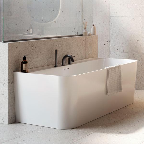 Strømberg Piceno back-to-wall badekar 1700 x 800mm Strømberg Piceno back-to-wall badekar 1700 x 800mm