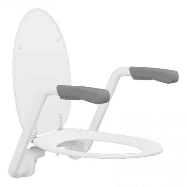 Pressalit TMA 2 armstøtte inkl. sæde til montering på toilet Pressalit TMA 2 armstøtte inkl. sæde til montering på toilet
