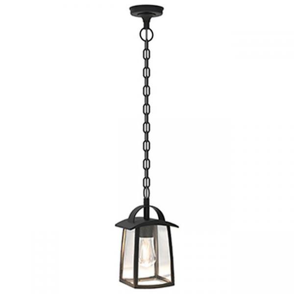 Lutec Tradition Kelsey udendørslampe til loft - Mat sort