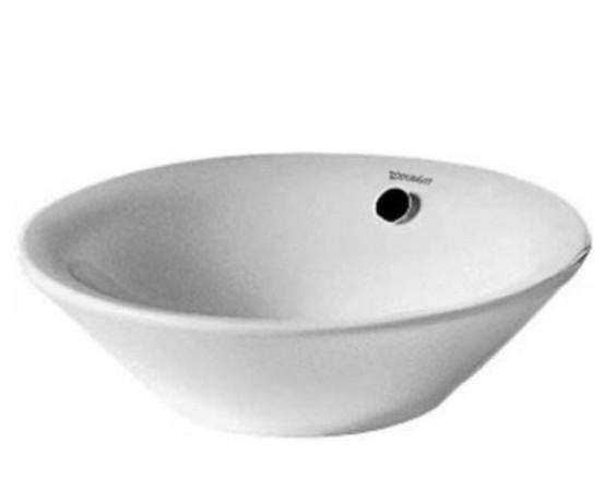 Duravit Starck 1 Ø53 fritstående bowlevask - Uden hanehul - Med overløb Duravit Starck 1 Ø53 fritstående bowlevask - Uden hanehul - Med overløb