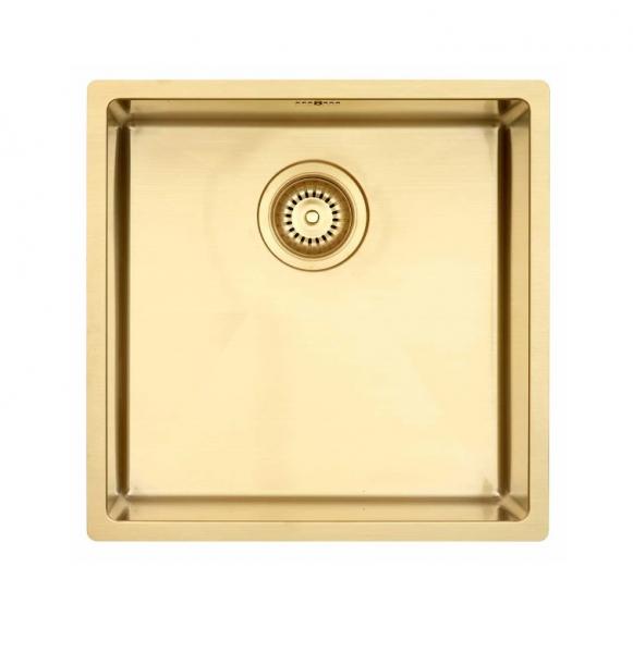 Lavabo Kubus 400 Soft køkkenvask - Messing PVD Lavabo Kubus 400 Soft køkkenvask - Messing PVD